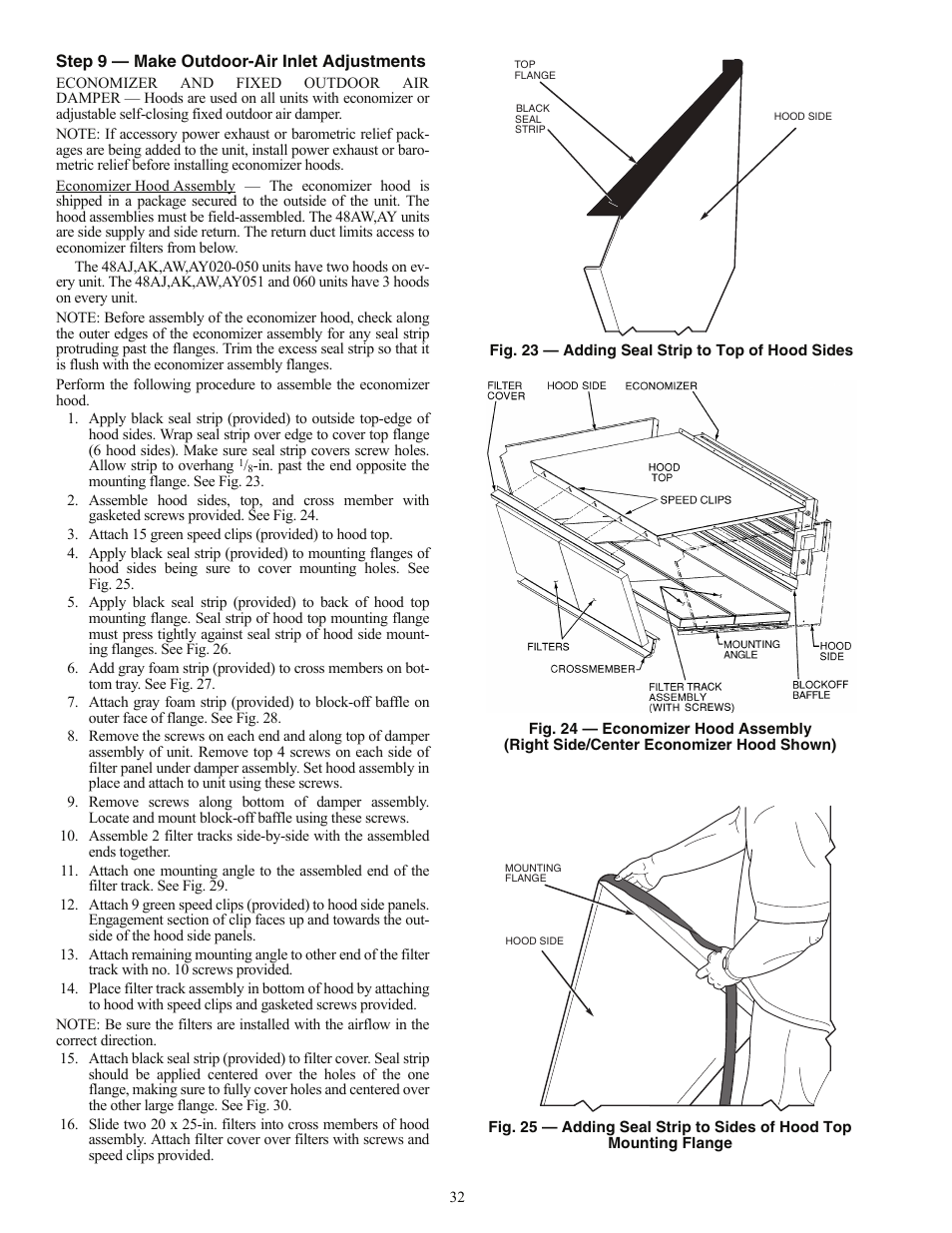 Carrier WEATHERMAKER 48AJ User Manual | Page 32 / 36