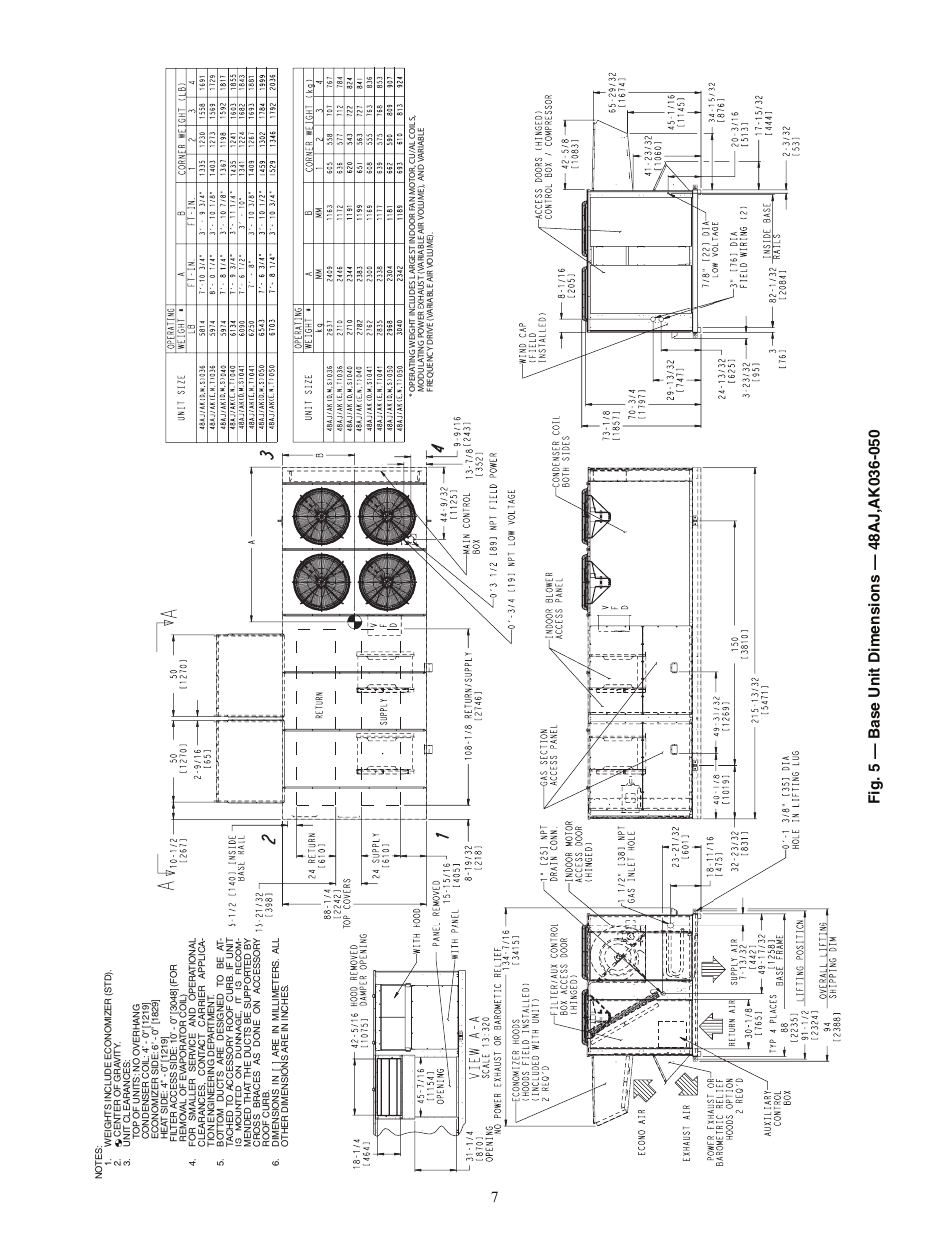Carrier WEATHERMAKER 48AJ User Manual | Page 7 / 36