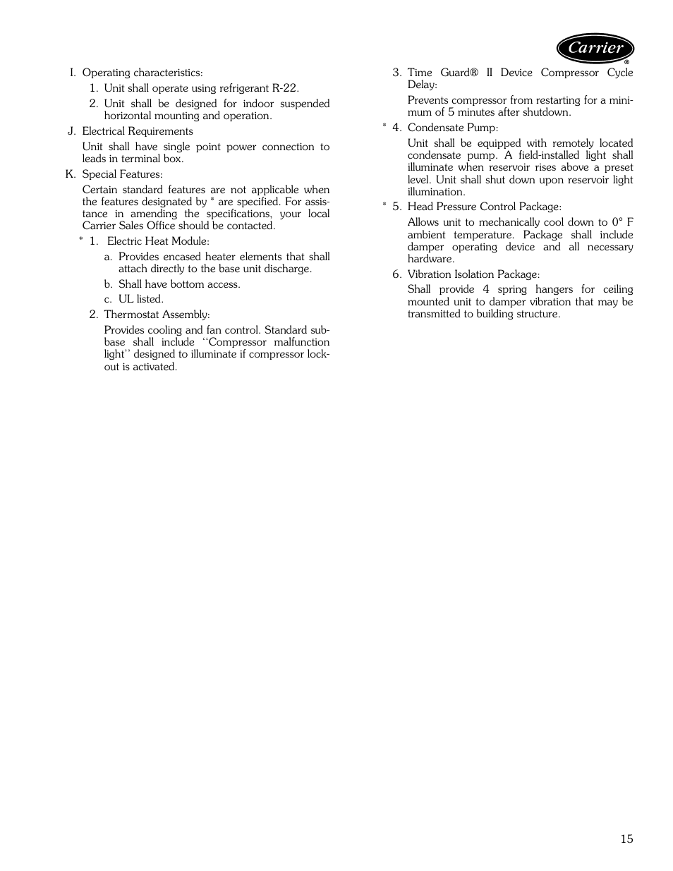 Carrier 50AH User Manual | Page 15 / 16