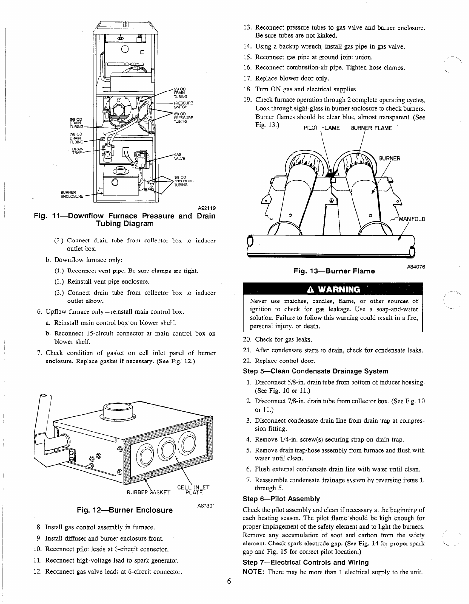 A warning | Carrier 58VCA User Manual | Page 6 / 10