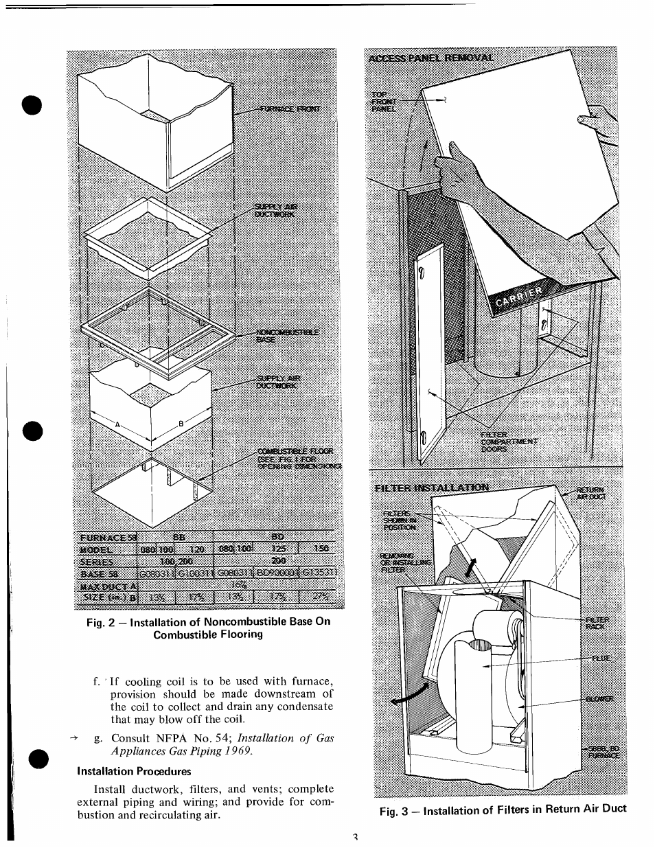 Installation procedures | Carrier 58BB User Manual | Page 3 / 11