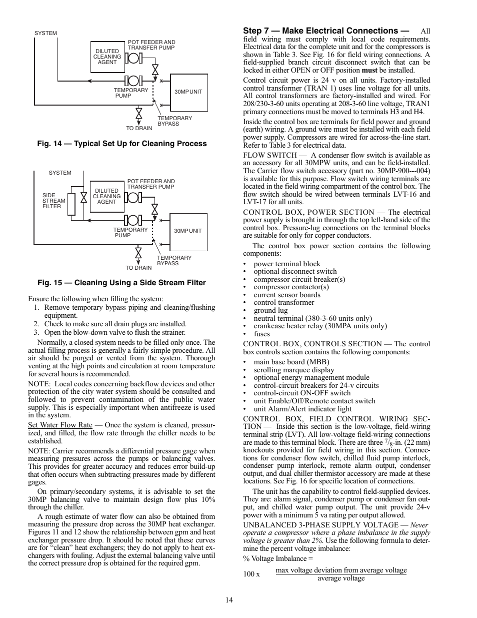 Carrier AQUASNAP 30MPA User Manual | Page 14 / 16