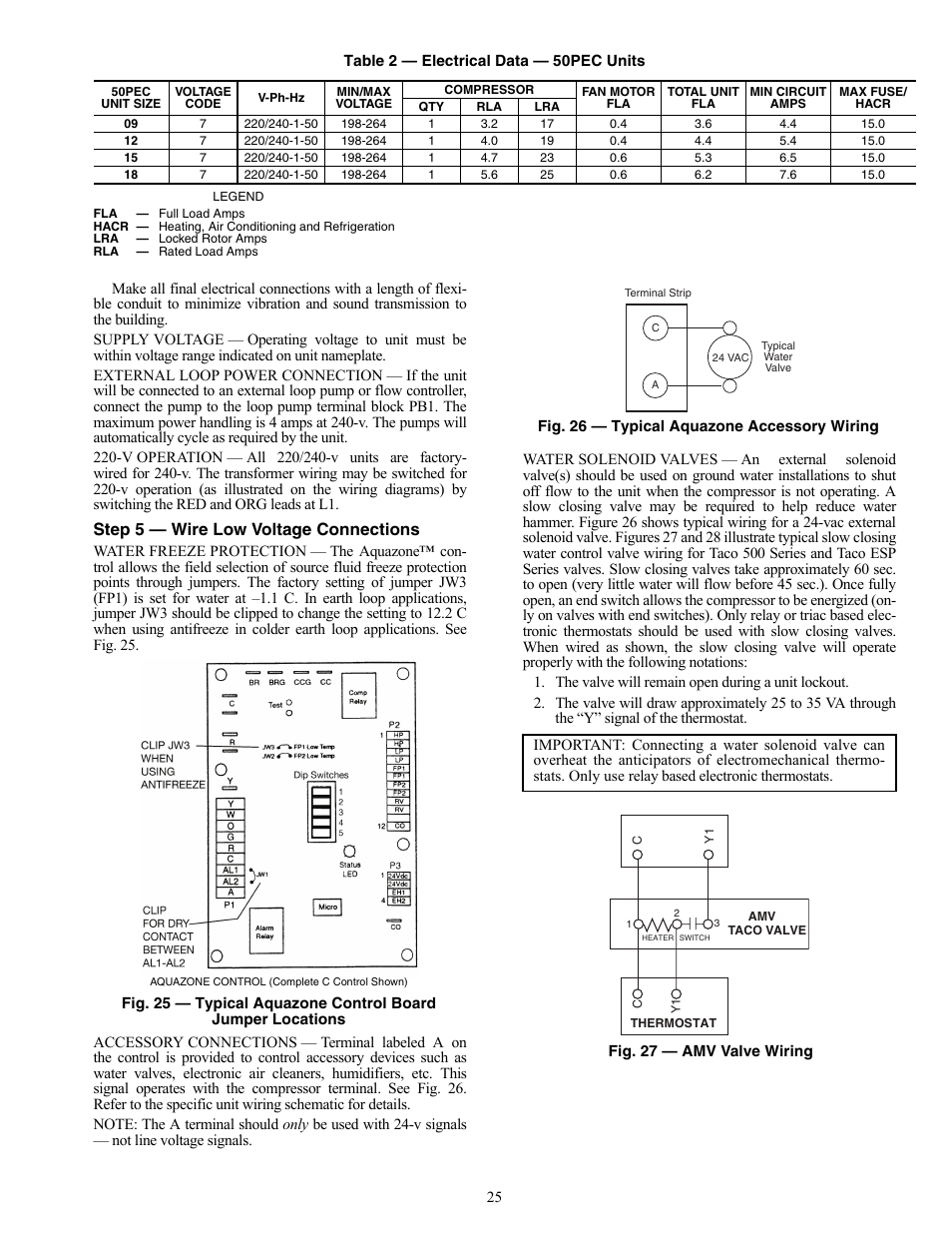 Step 5 — wire low voltage connections | Carrier 50PEC09-18 User Manual | Page 25 / 40