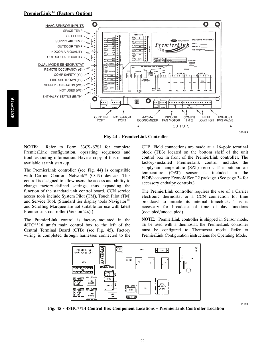 Carrier 48TC**16 User Manual | Page 22 / 48