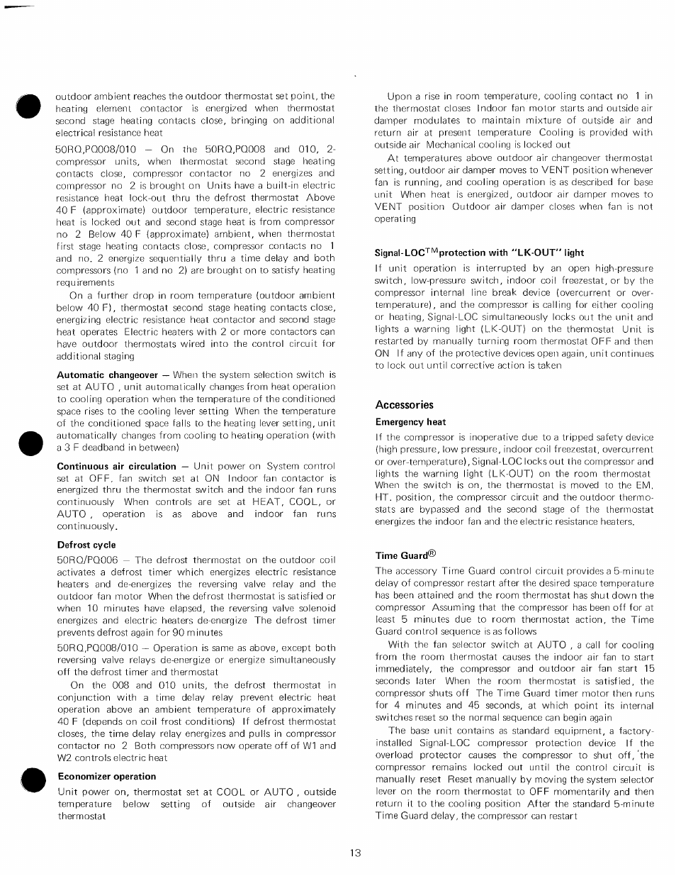 Accessories | Carrier 50PQ User Manual | Page 13 / 16