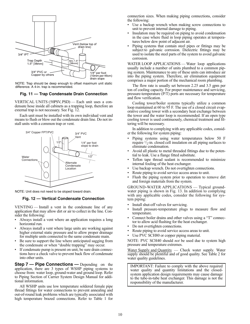 Carrier AQUAZONE PSV User Manual | Page 10 / 68