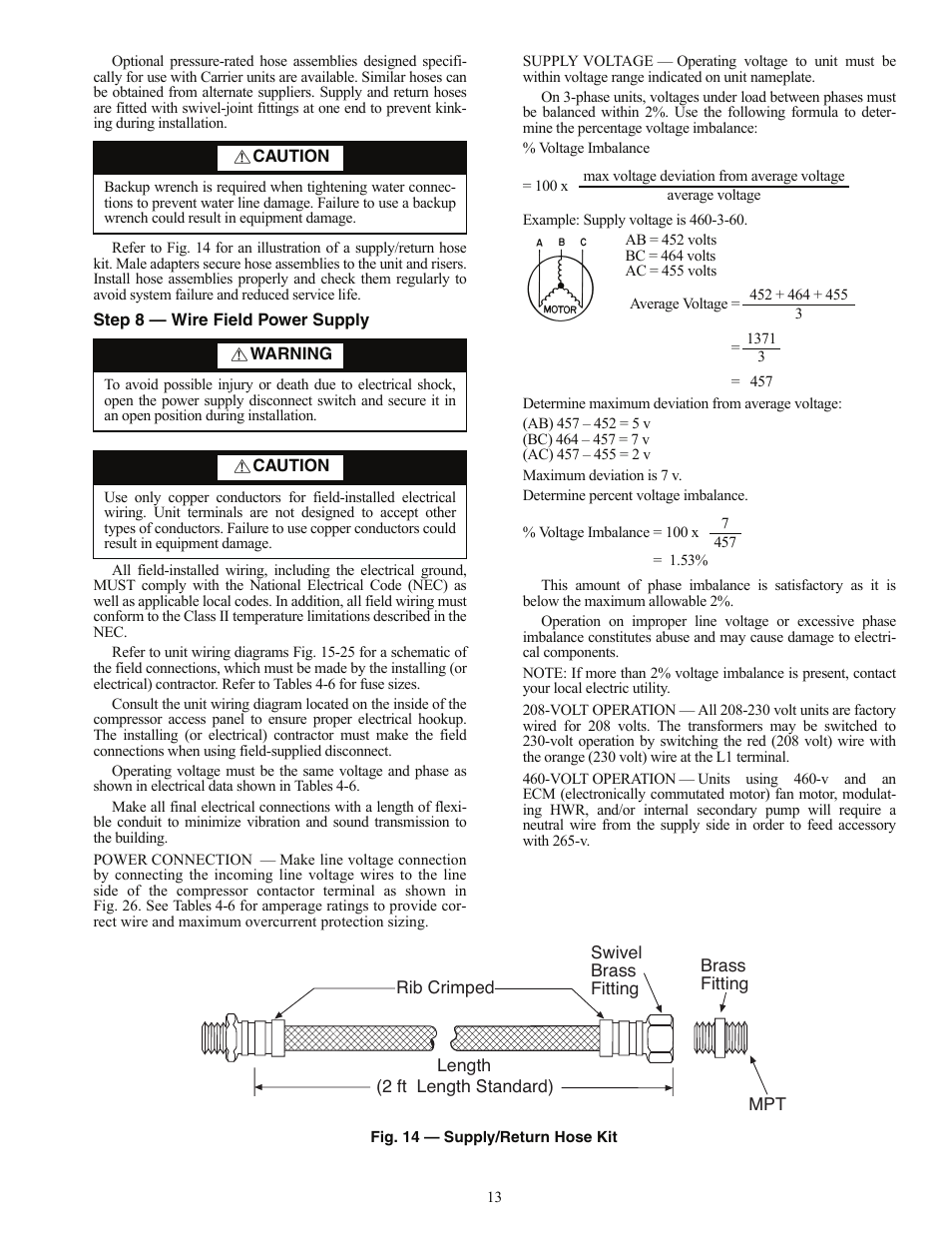 Carrier AQUAZONE PSV User Manual | Page 13 / 68