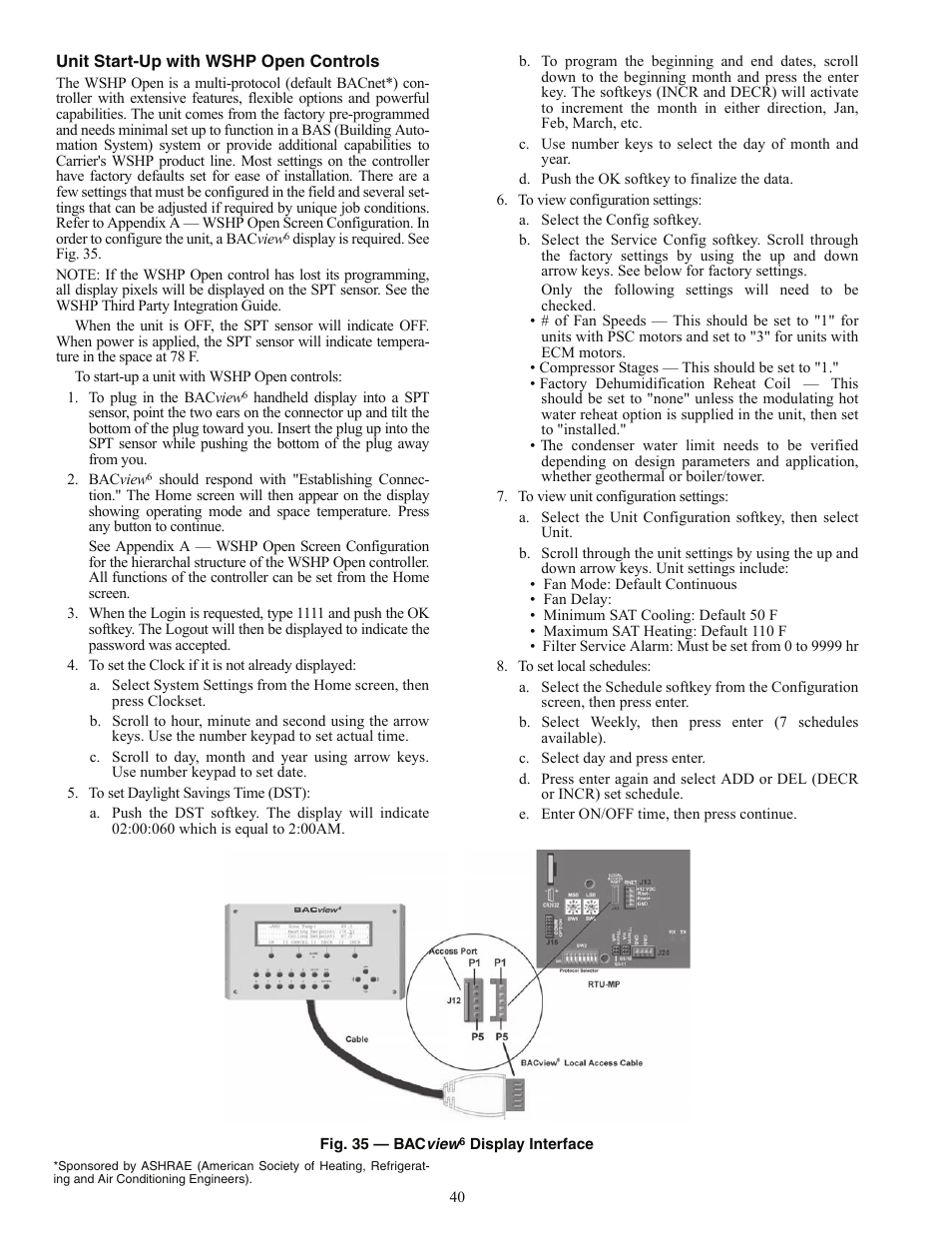 Carrier AQUAZONE PSV User Manual | Page 40 / 68