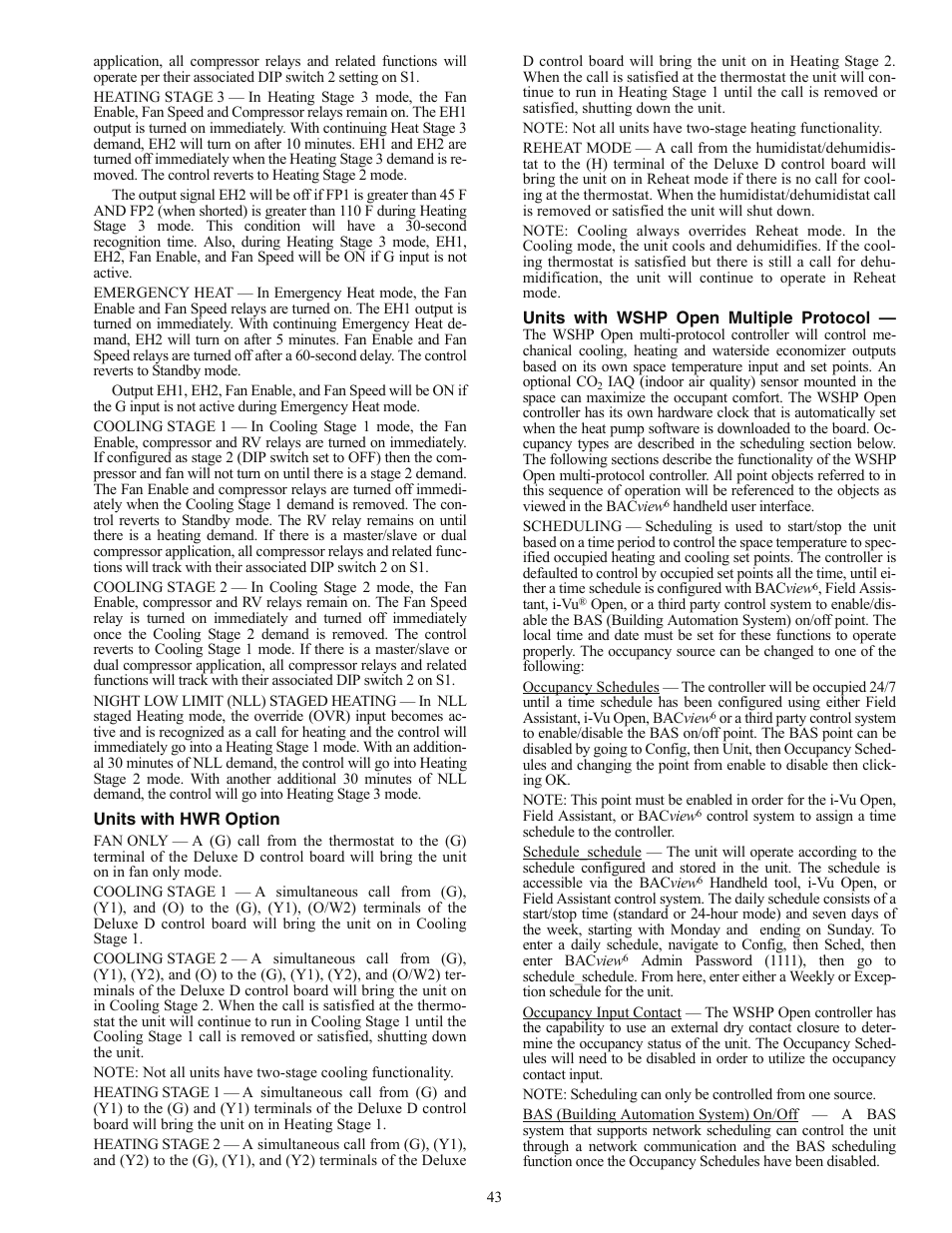 Carrier AQUAZONE PSV User Manual | Page 43 / 68