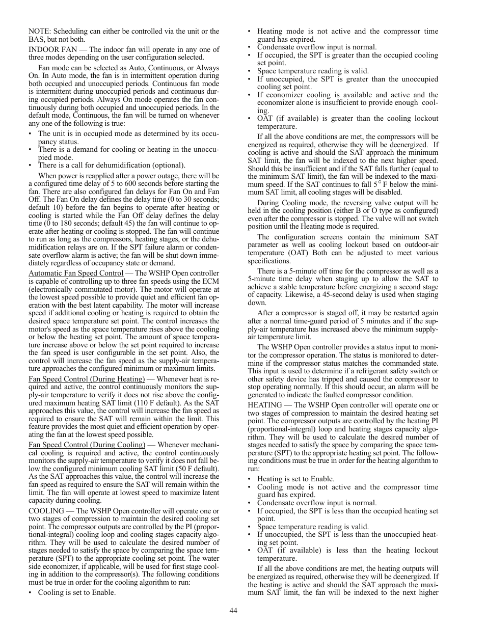 Carrier AQUAZONE PSV User Manual | Page 44 / 68