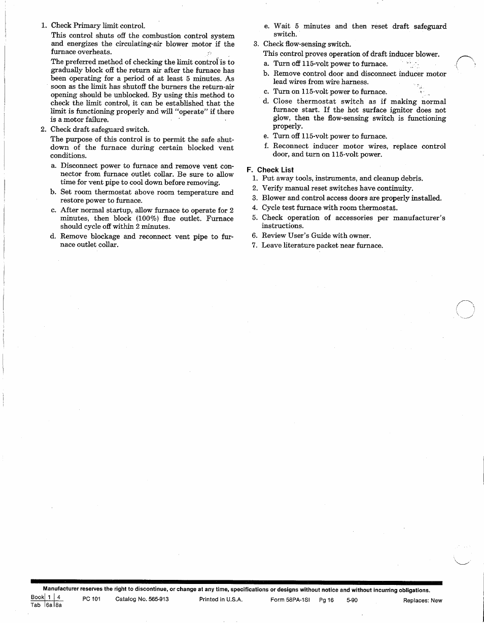 Carrier 58PAV User Manual | Page 16 / 16