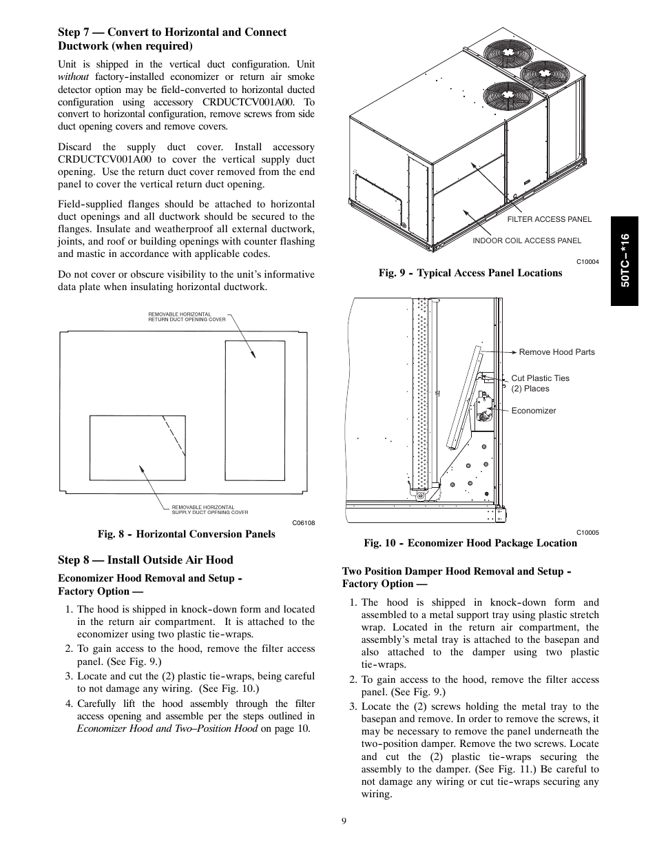 Carrier 50TC User Manual | Page 9 / 48
