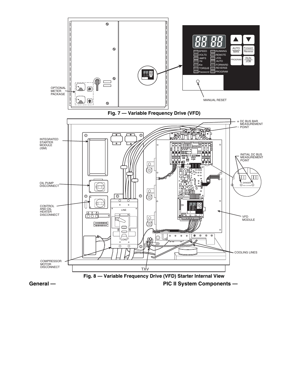 General, Pic ii system components | Carrier 19XR,XRV Hermetic Centrifugal Liquid Chillers User Manual | Page 11 / 140