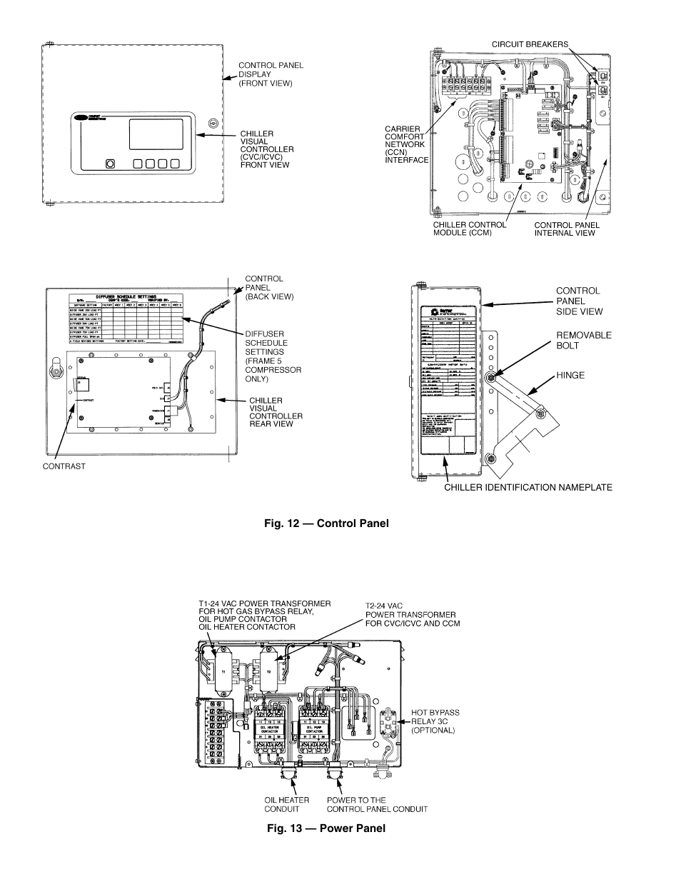 Carrier 19XR,XRV Hermetic Centrifugal Liquid Chillers User Manual | Page 14 / 140