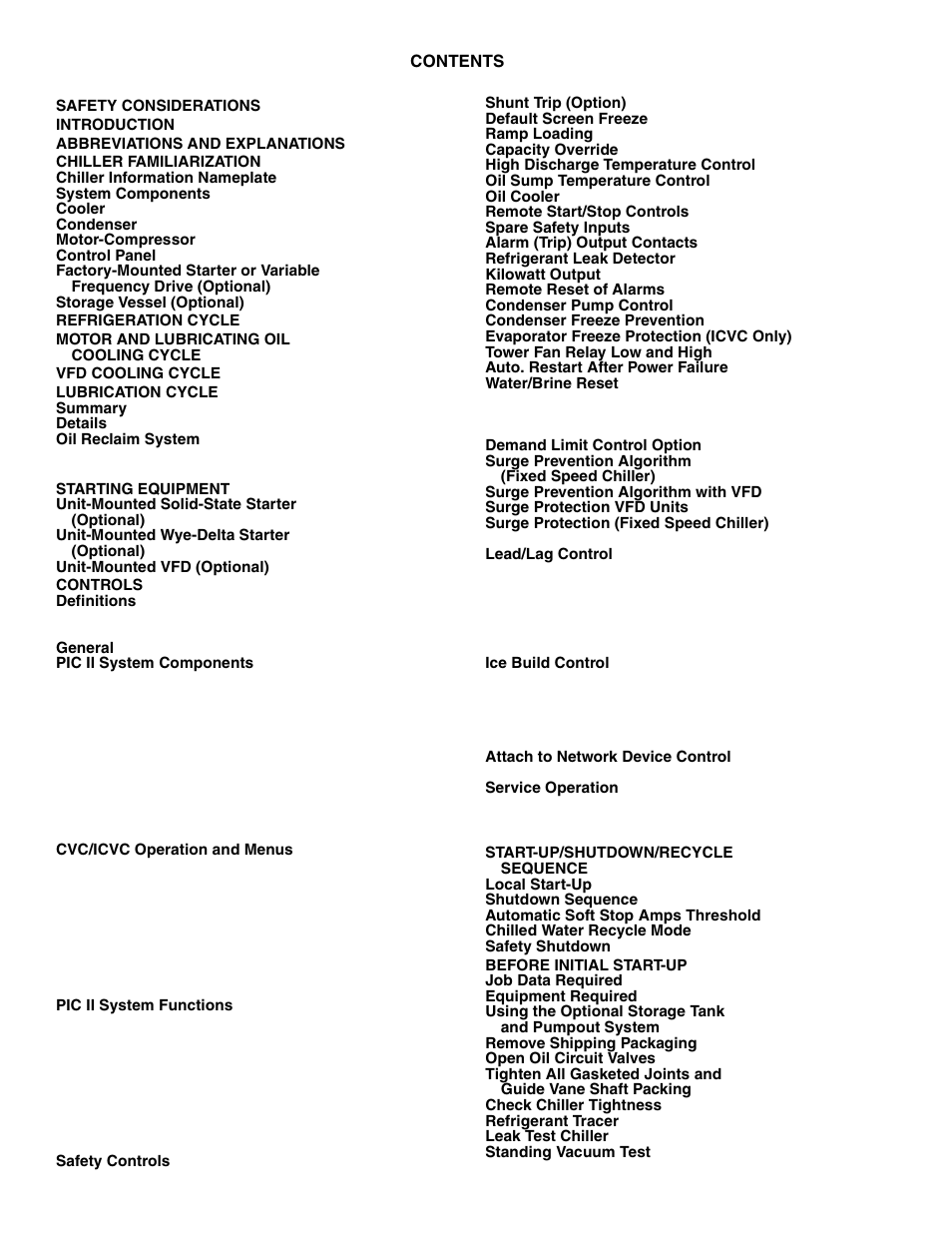 Carrier 19XR,XRV Hermetic Centrifugal Liquid Chillers User Manual | Page 2 / 140