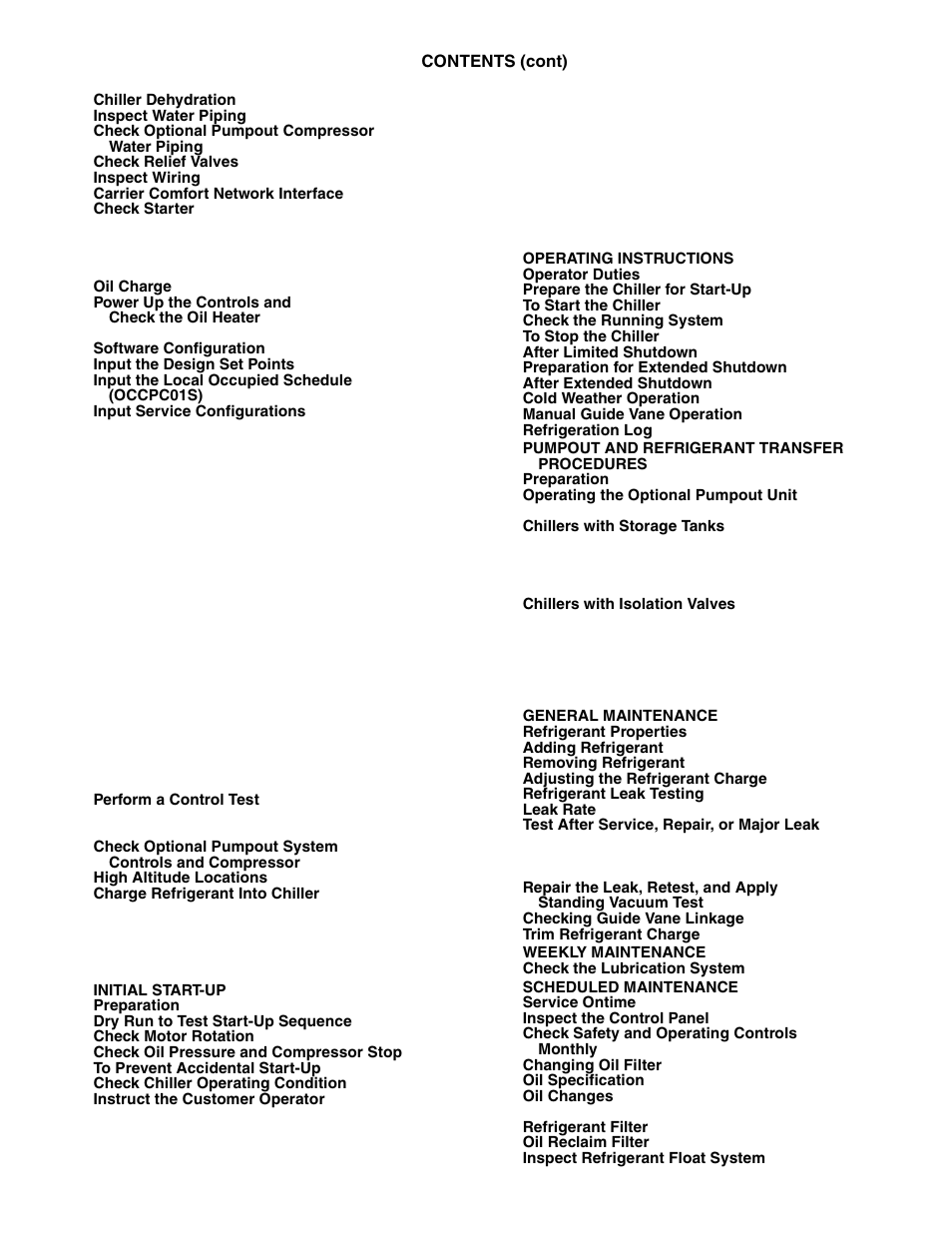 Carrier 19XR,XRV Hermetic Centrifugal Liquid Chillers User Manual | Page 3 / 140