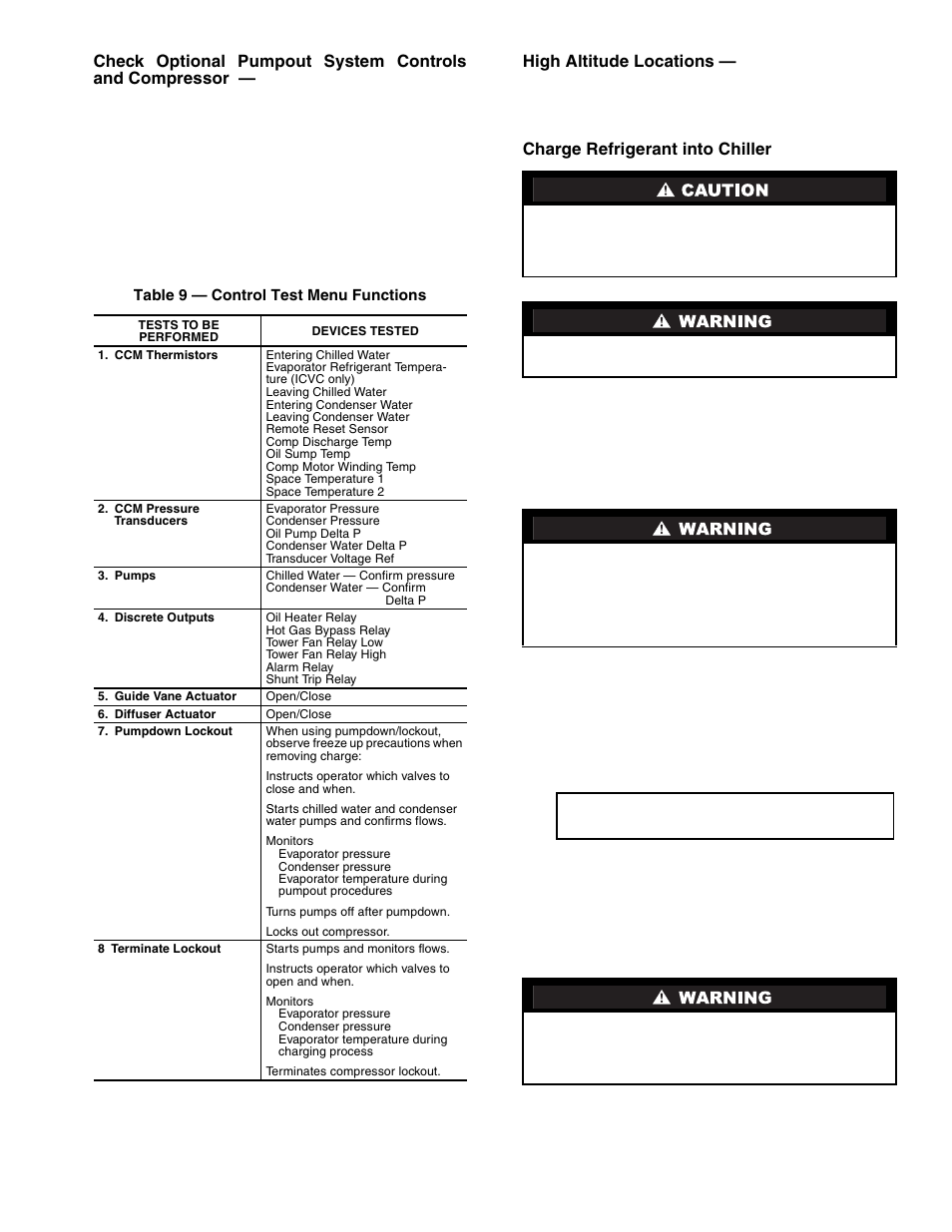 Carrier 19XR,XRV Hermetic Centrifugal Liquid Chillers User Manual | Page 63 / 140