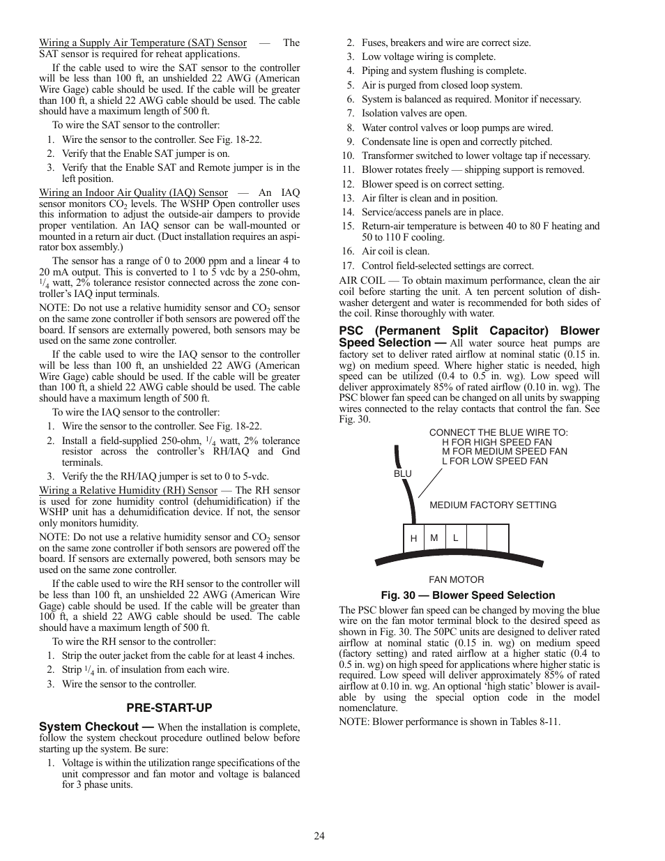 Carrier AQUAZONE PCV015-060 User Manual | Page 24 / 52