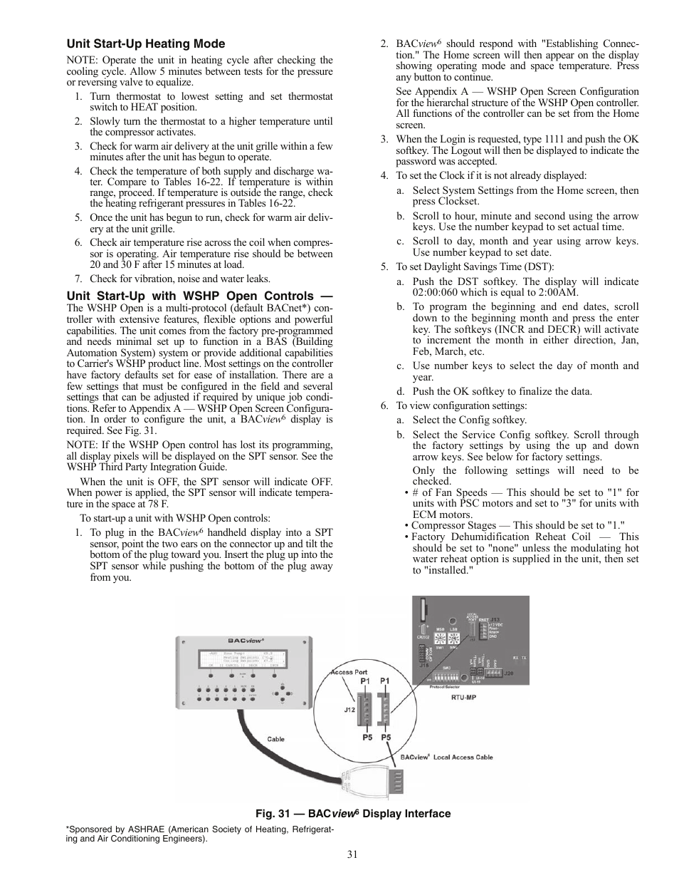 Carrier AQUAZONE PCV015-060 User Manual | Page 31 / 52