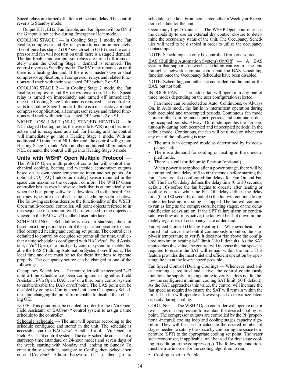Carrier AQUAZONE PCV015-060 User Manual | Page 34 / 52