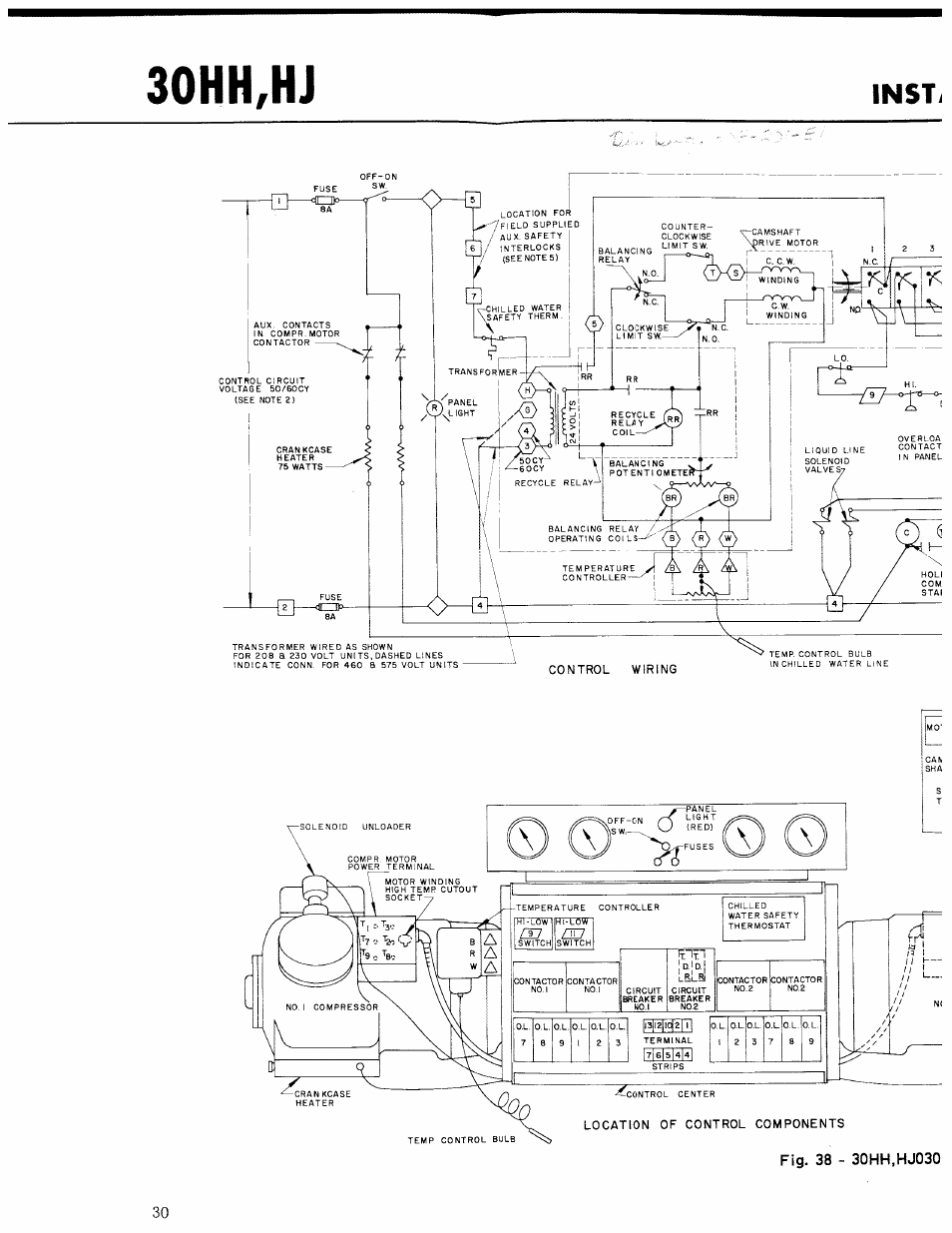 30hh,hj, Insti, Ititi | Elri | Carrier 30HH User Manual | Page 33 / 49
