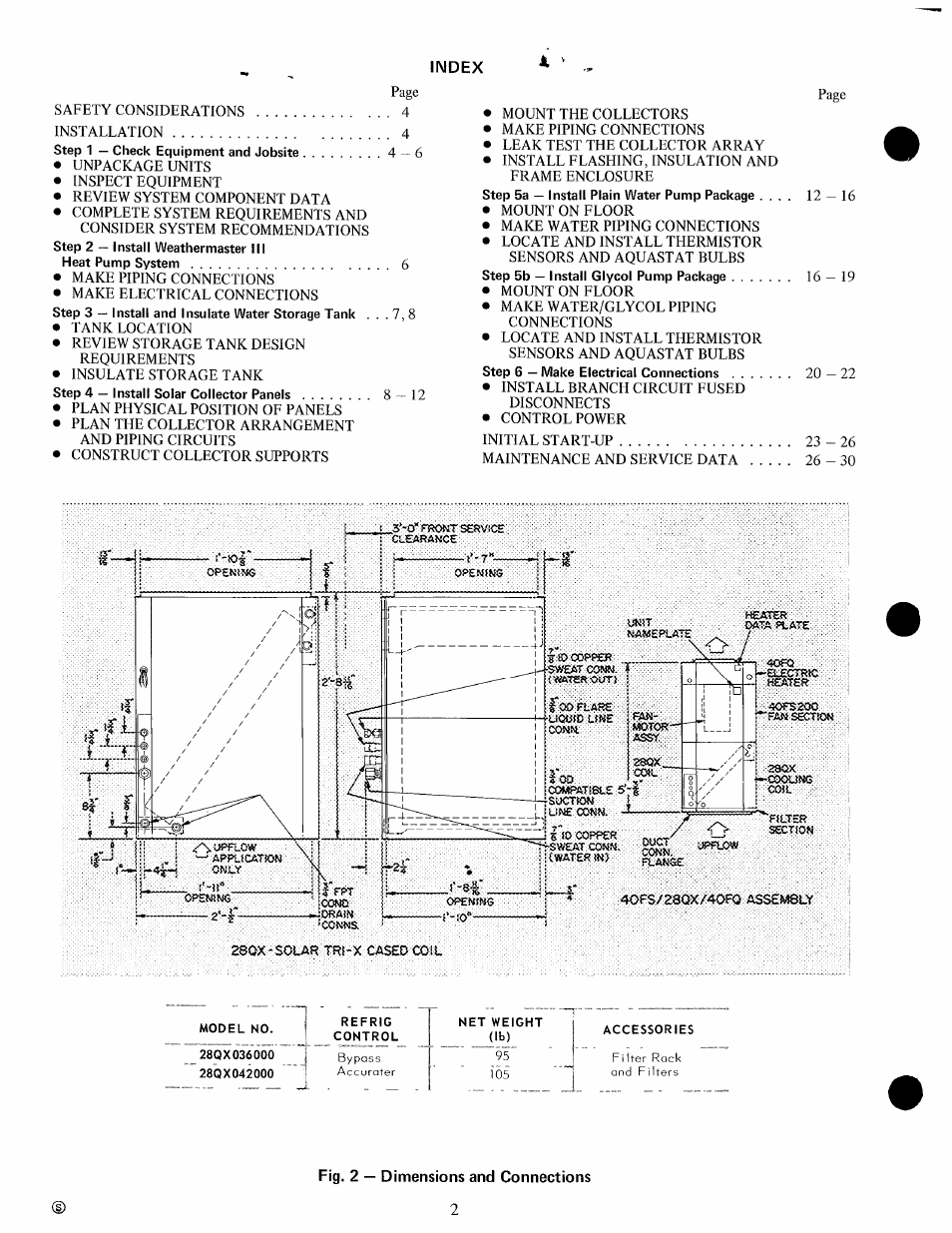 Index | Carrier 28QX User Manual | Page 2 / 31