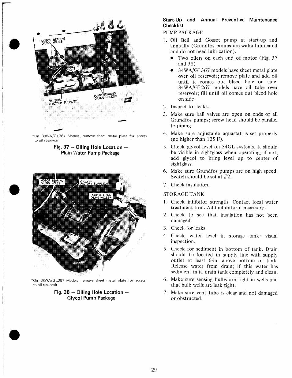 Start-up and annual preventive maintenance | Carrier 28QX User Manual | Page 29 / 31
