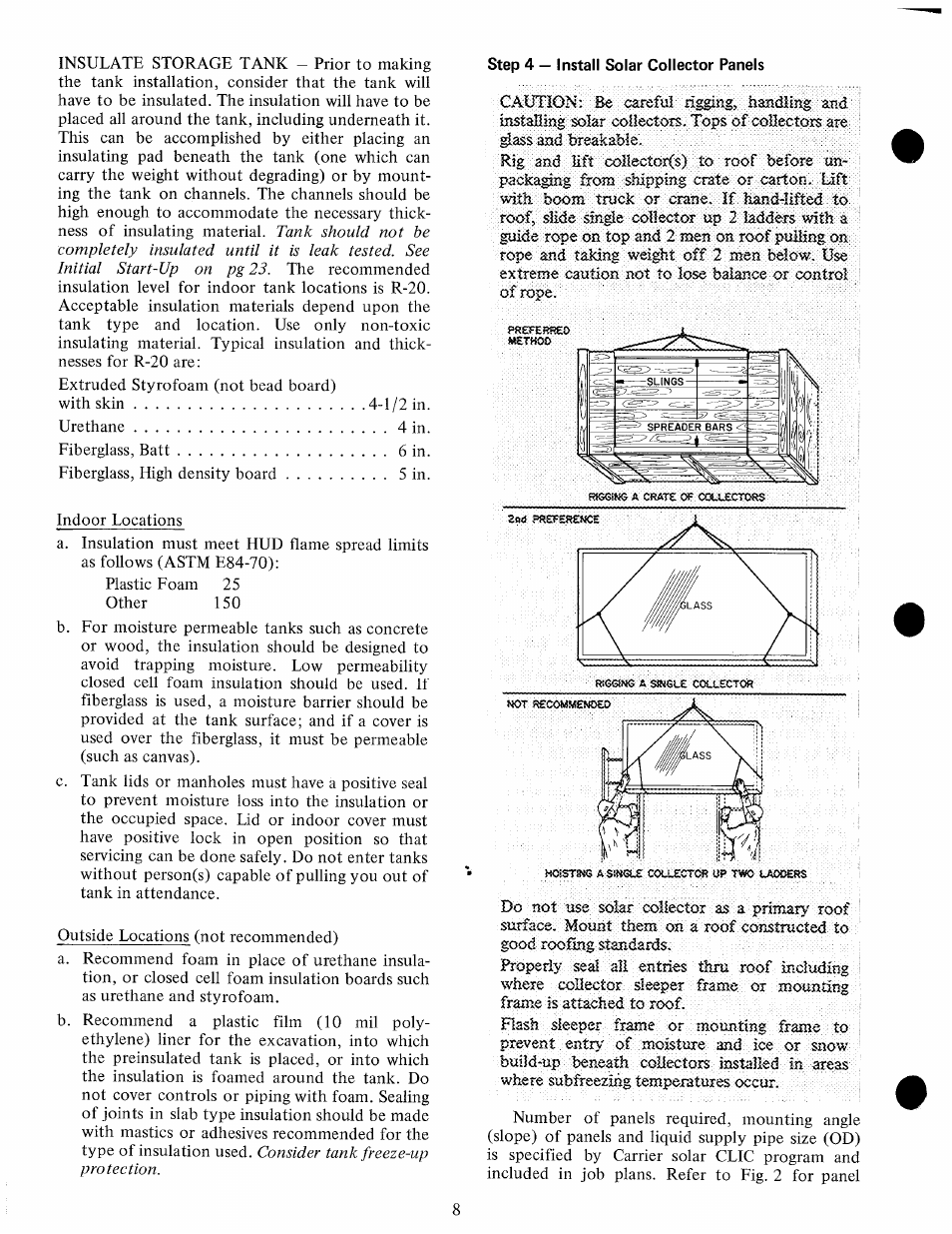 Step 4 — install solar collector panels | Carrier 28QX User Manual | Page 8 / 31