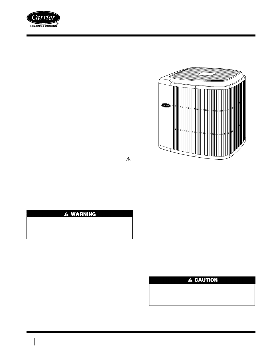 Carrier 38YSA User Manual | 12 pages