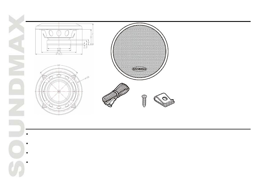 Description, Important safeguards | SoundMax SM-CSM503 User Manual | Page 2 / 13