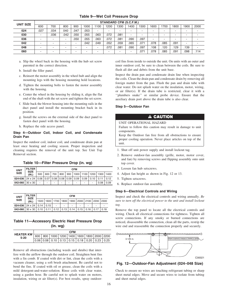 Carrier 50ZHA024-060 User Manual | Page 16 / 20