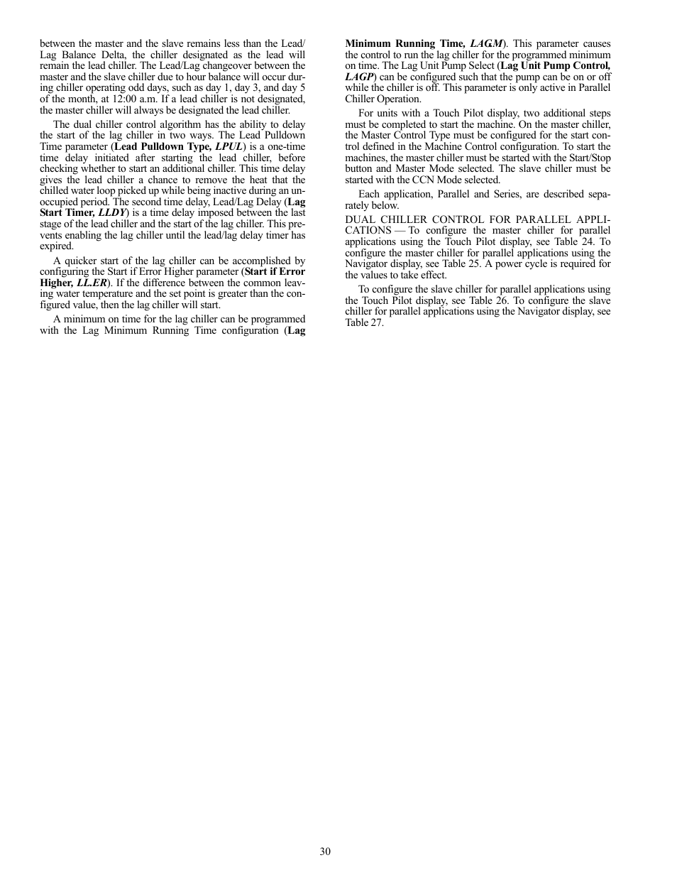 Carrier AQUAFORCE 30XW150-400 User Manual | Page 30 / 148