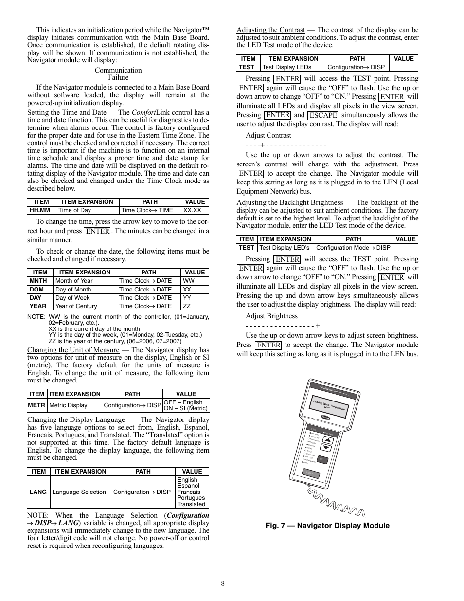 Carrier AQUAFORCE 30XW150-400 User Manual | Page 8 / 148