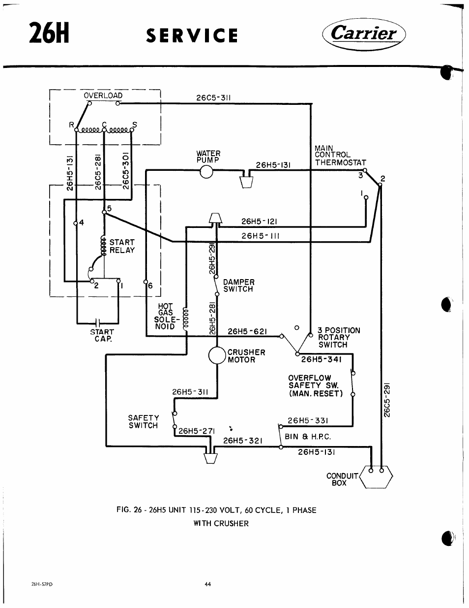 Carrier 26H User Manual | Page 44 / 64