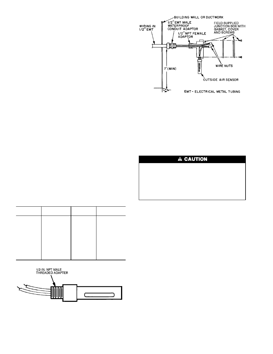 Outdoor-air temperature sensor (fig. 19), Mixed-air temperature sensor | Carrier 39L User Manual | Page 42 / 116