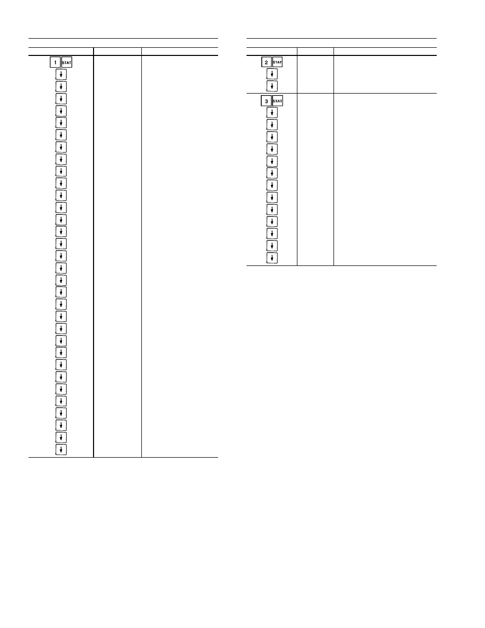 Table 13 — keyboard directory | Carrier 39L User Manual | Page 70 / 116