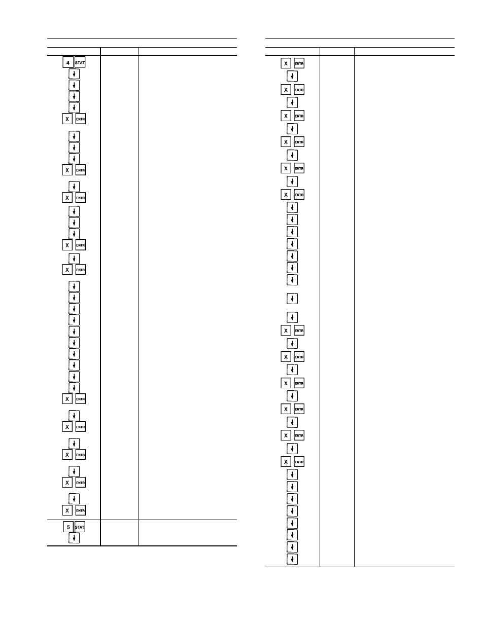 Table 13 — keyboard directory (cont) | Carrier 39L User Manual | Page 71 / 116