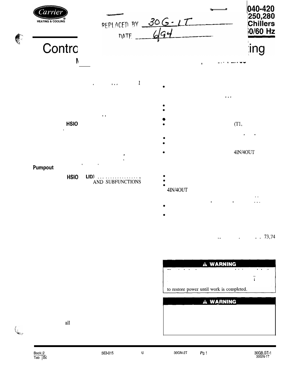 Carrier 040-420 User Manual | 76 pages