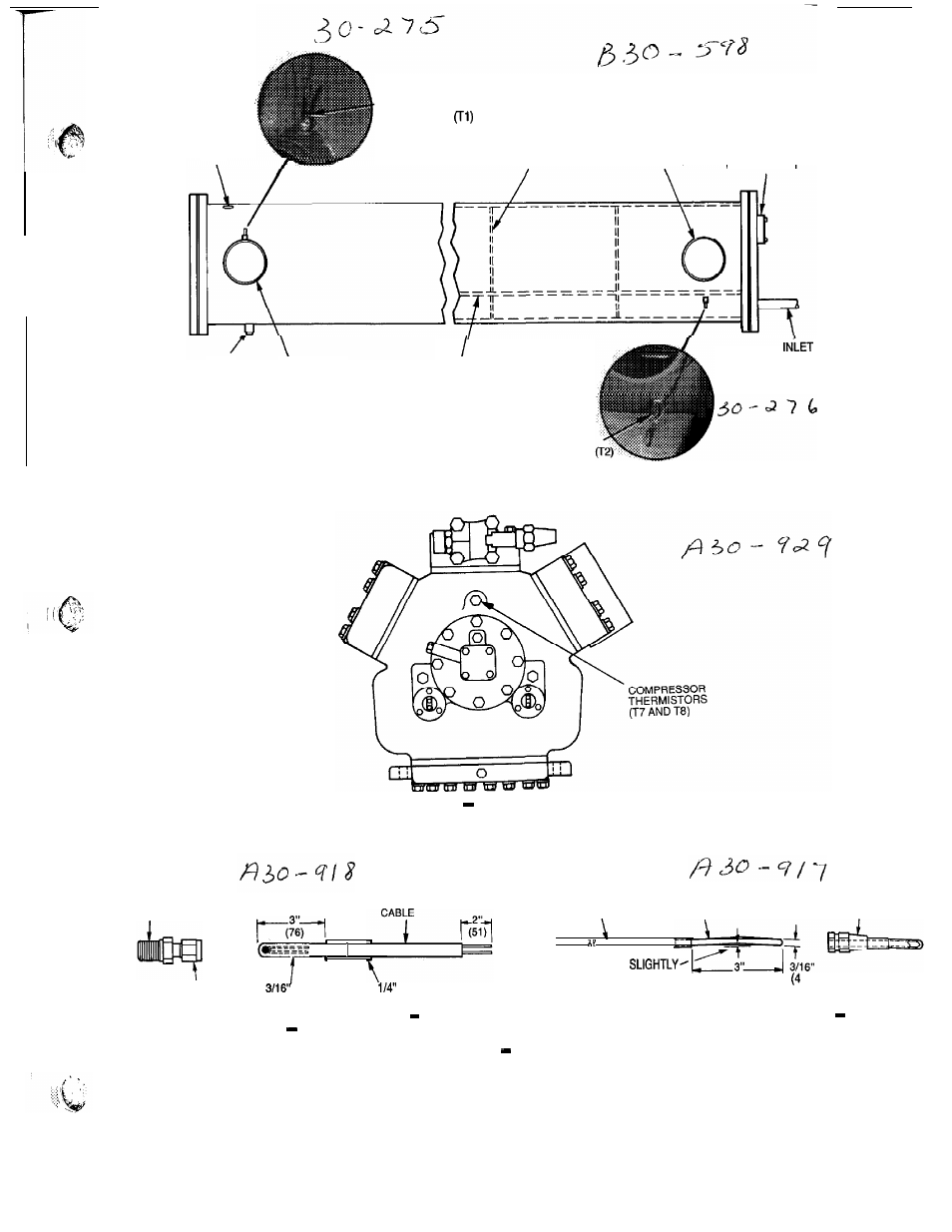 Fig. 15 thermistors 59 | Carrier 040-420 User Manual | Page 59 / 76