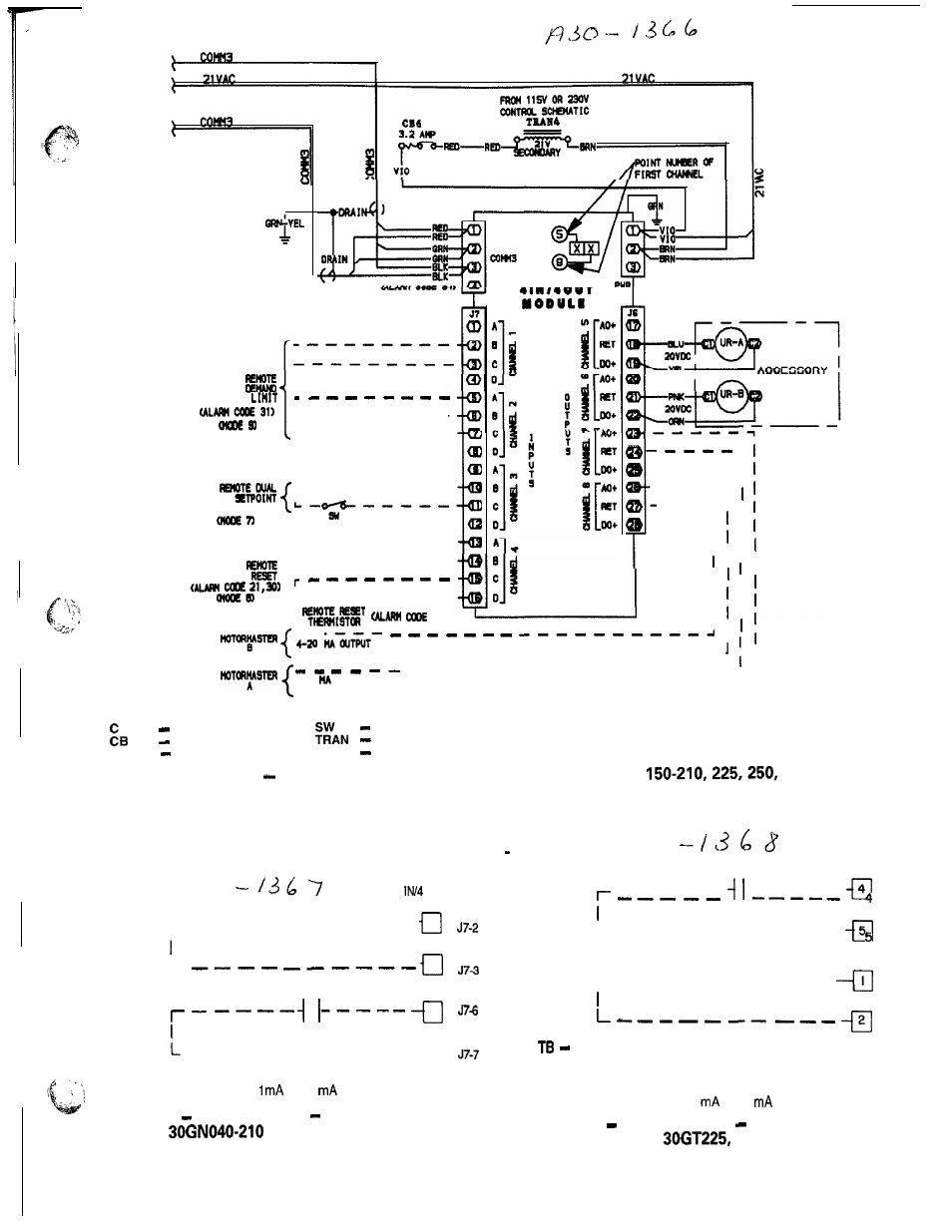 R e m - - - h - - - - i, Field wiring | Carrier 040-420 User Manual | Page 71 / 76