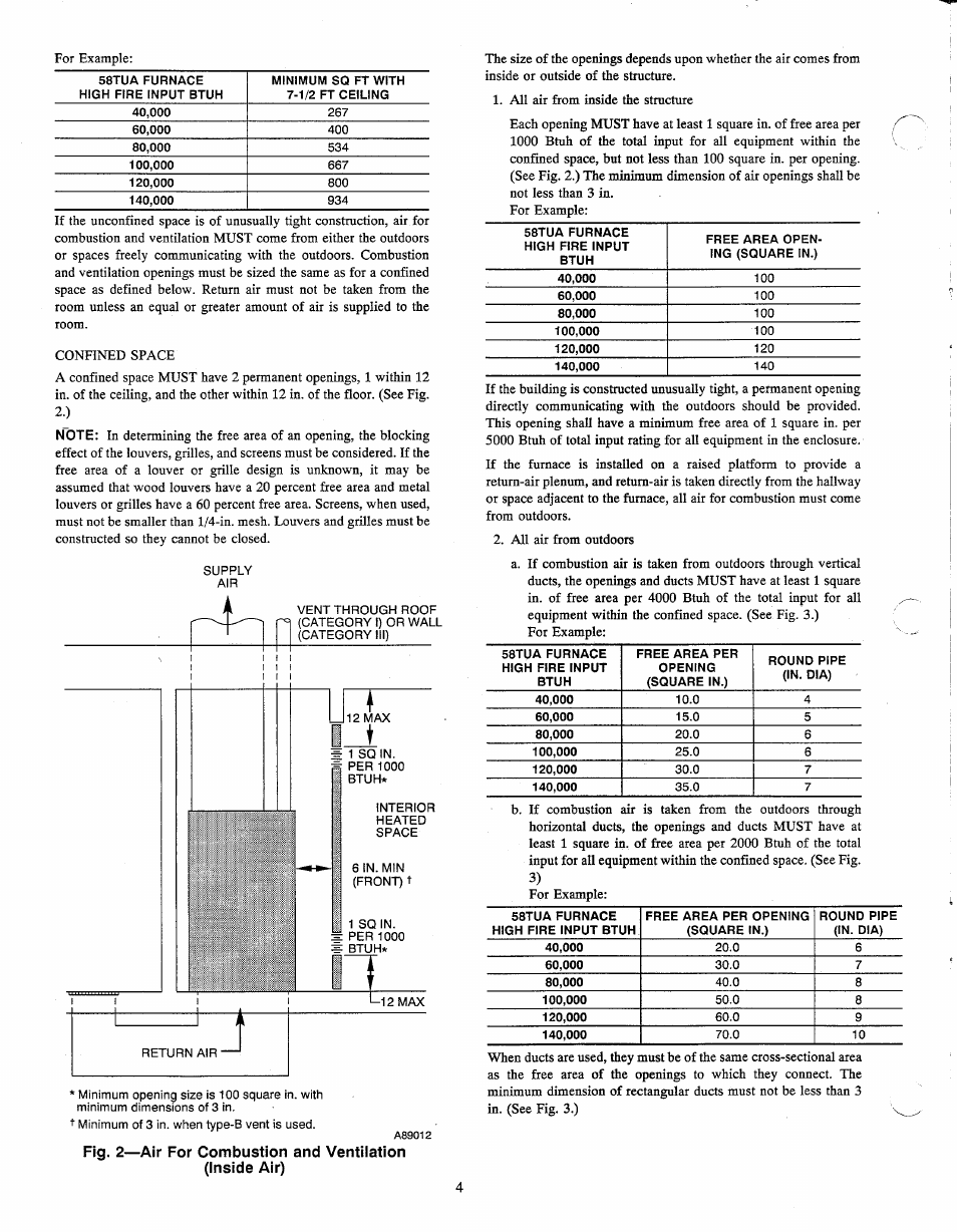 Carrier 58TUA User Manual | Page 4 / 18