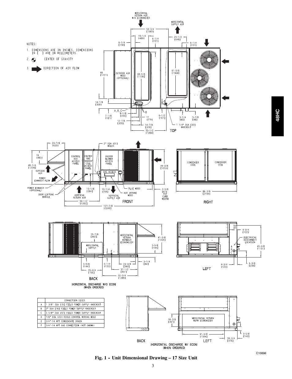 Carrier SINGLE PACKAGE ROOFTOP 48HC User Manual | Page 3 / 52