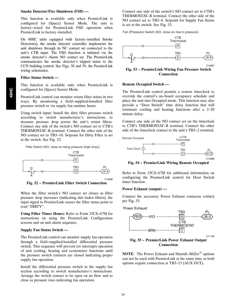 Carrier SINGLE PACKAGE ROOFTOP 48HC User Manual | Page 34 / 52