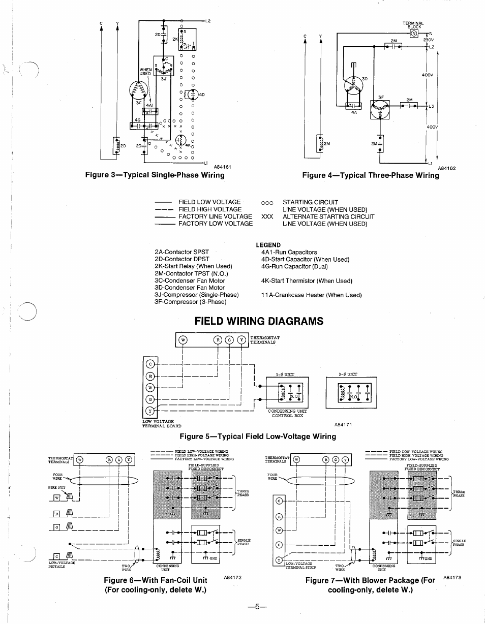 Field wiring diagrams | Carrier 38GP User Manual | Page 5 / 12