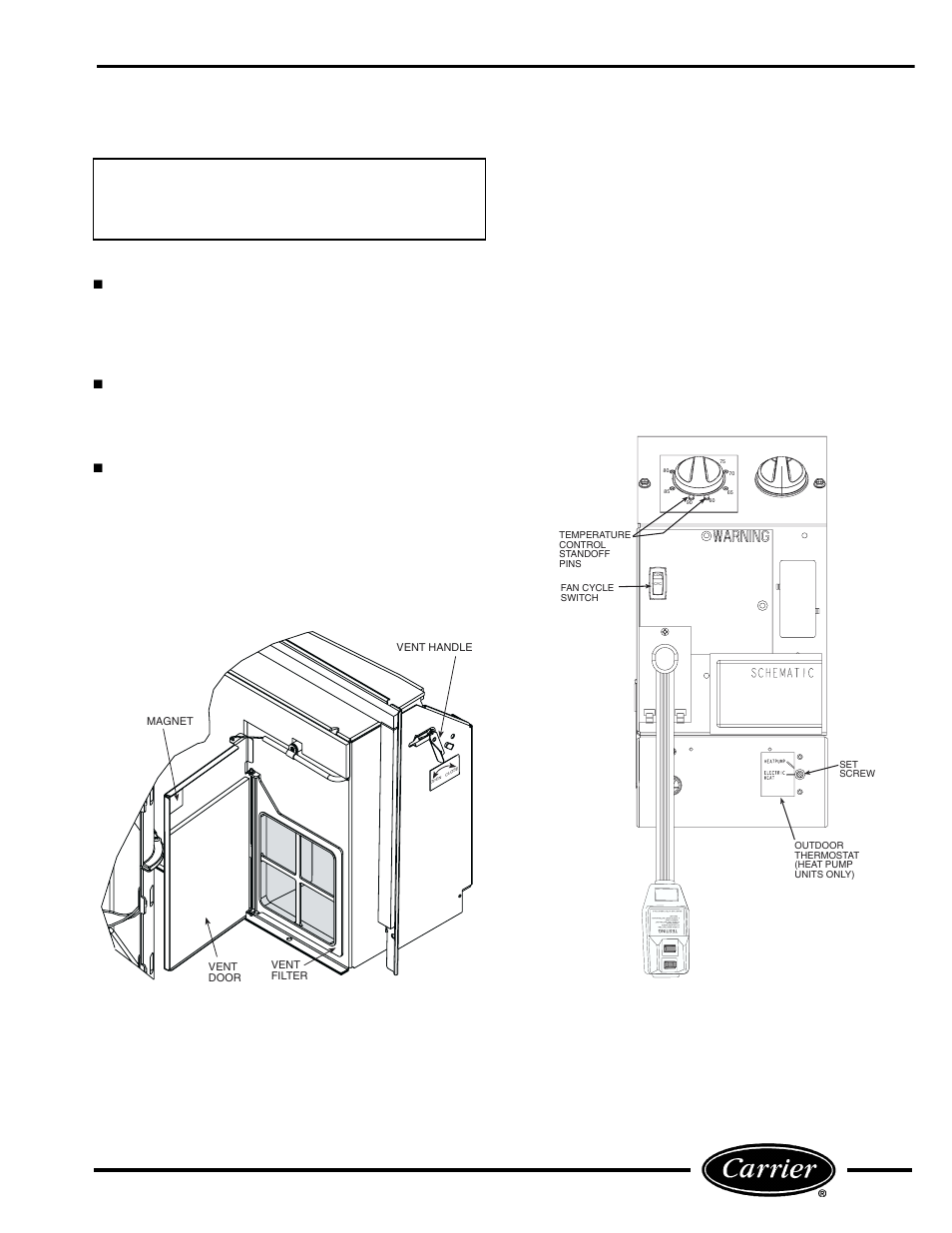 Operation, Comfort controls | Carrier 52C User Manual | Page 9 / 36