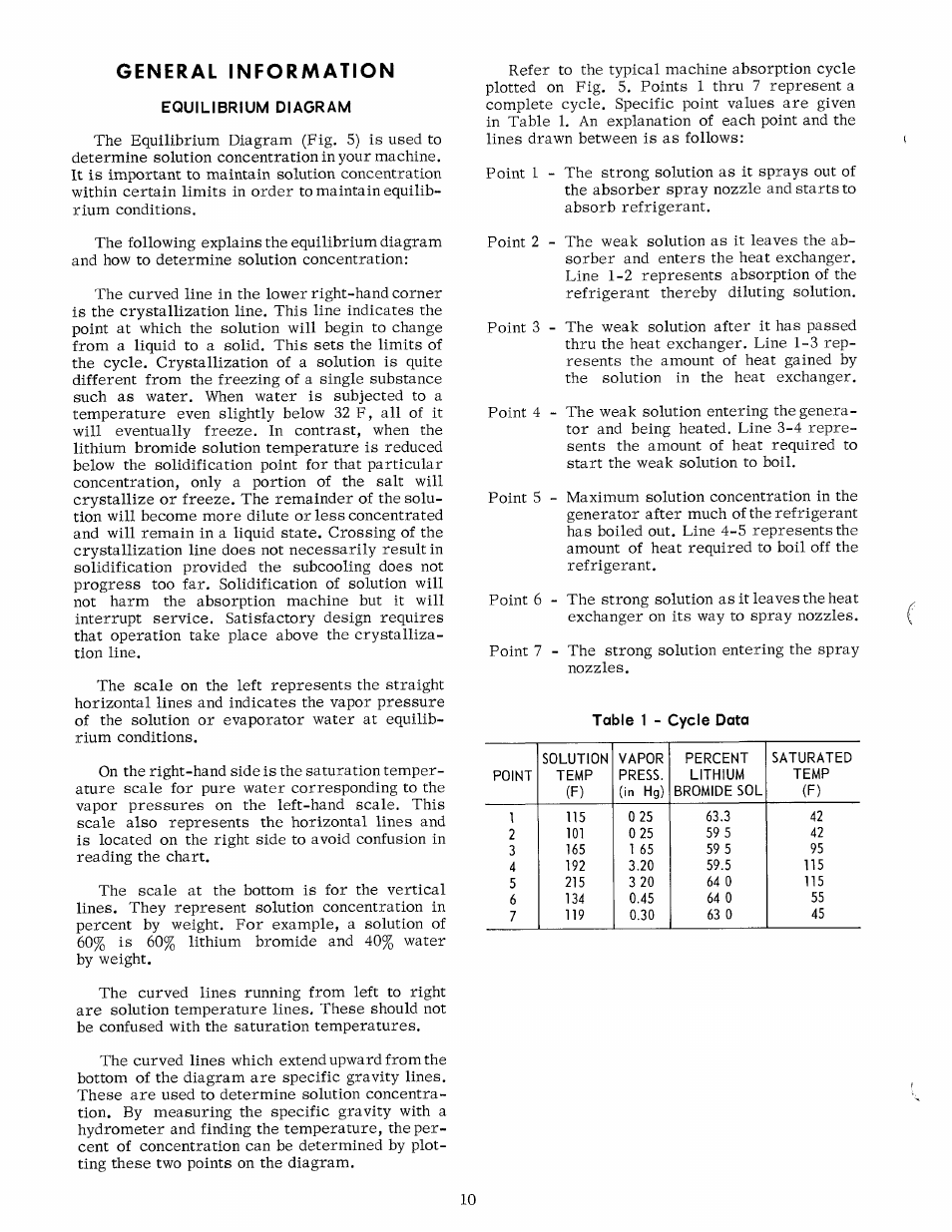 Equilibrium diagram, General information | Carrier 16JA User Manual | Page 10 / 12