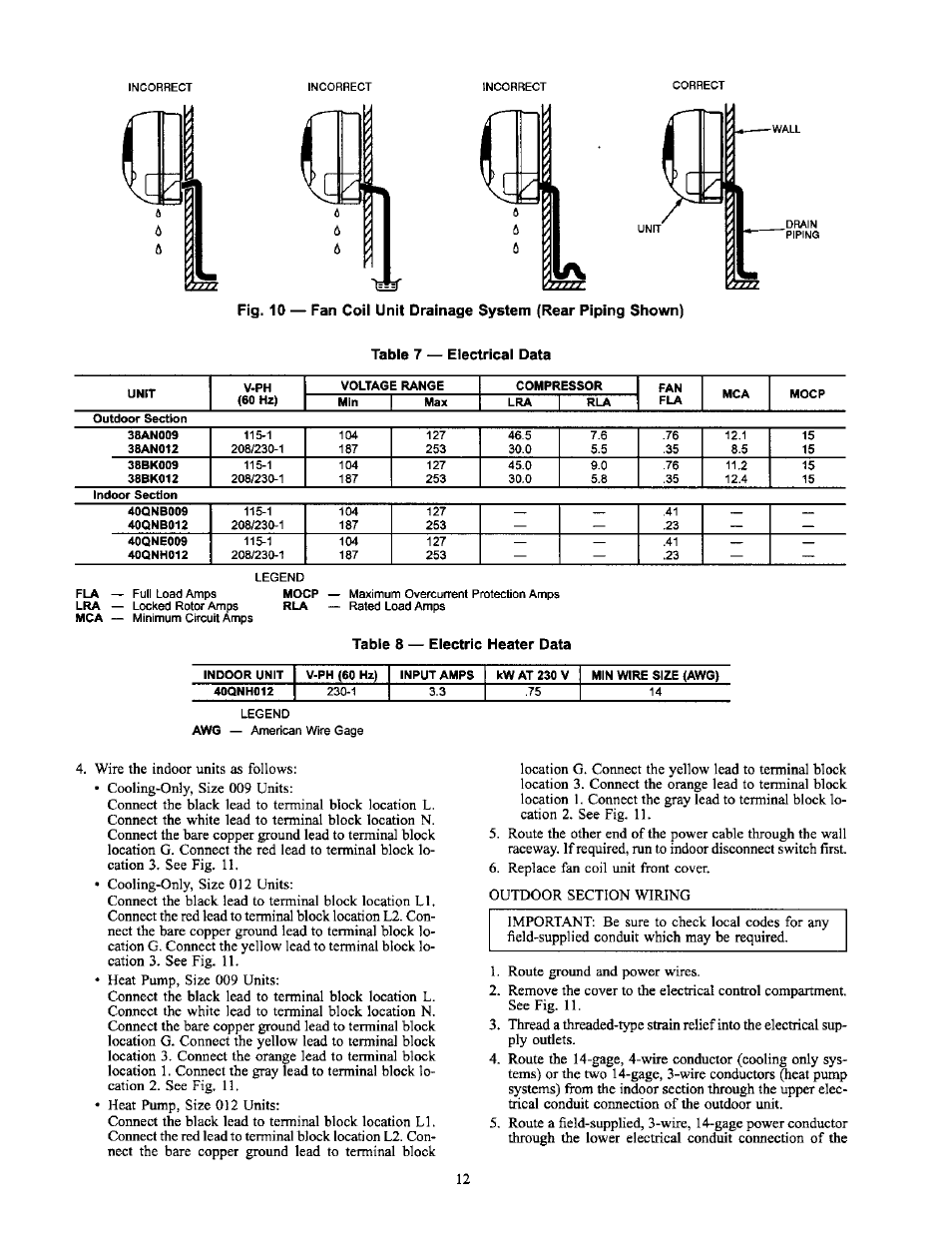 Carrier 38AN User Manual | Page 12 / 30