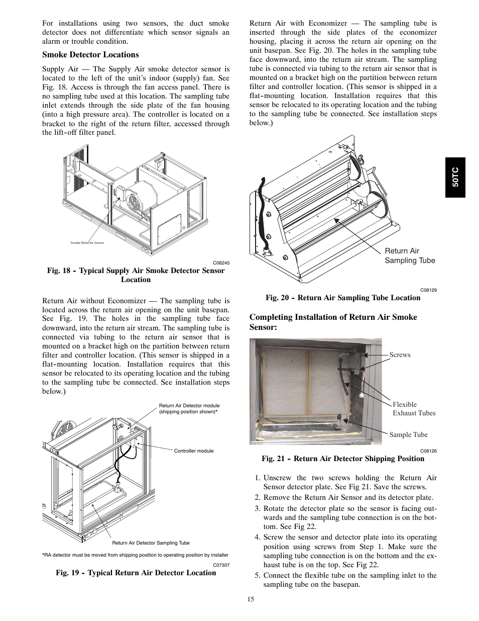 Carrier 50TCA04-A07 User Manual | Page 15 / 73