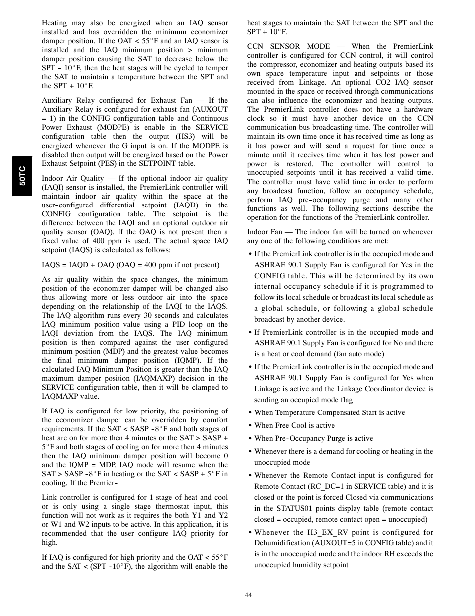 Carrier 50TCA04-A07 User Manual | Page 44 / 73