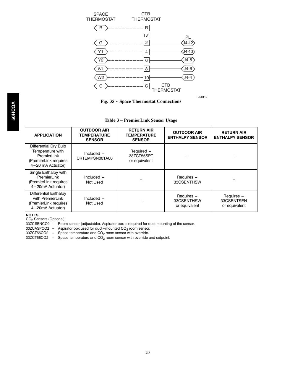 Carrier 50HCQA User Manual | Page 20 / 44